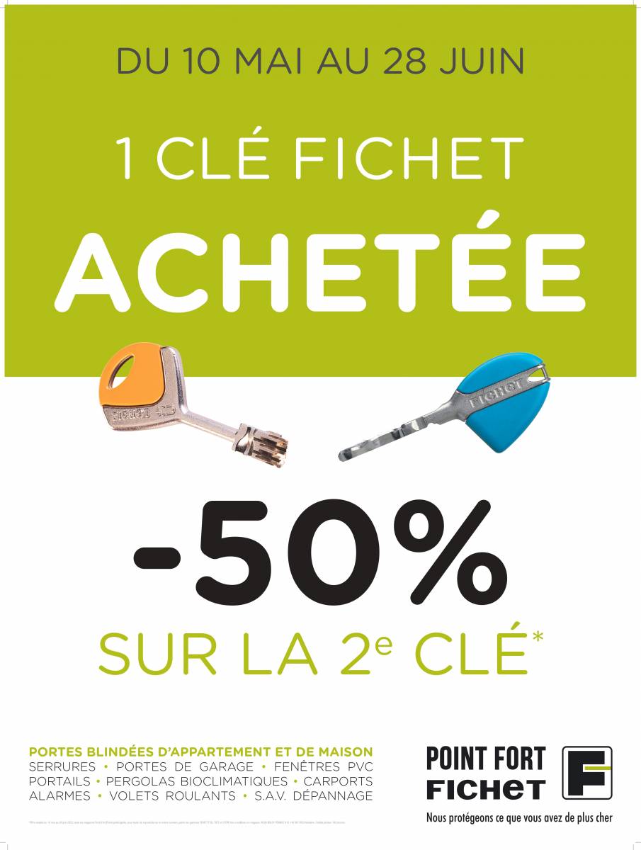 Une clé Fichet achetée